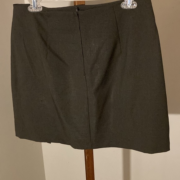 LaBelle | Young Womens /Juniors Vintage Olive Green Mini Skirt Suit - Size 13 - Picture 5 of 15